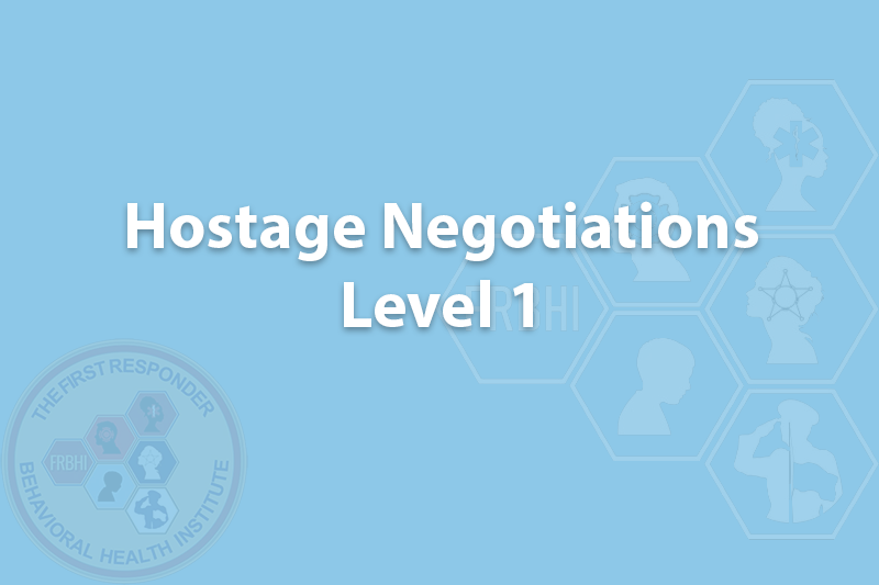 Hostage Negotiations Level 1