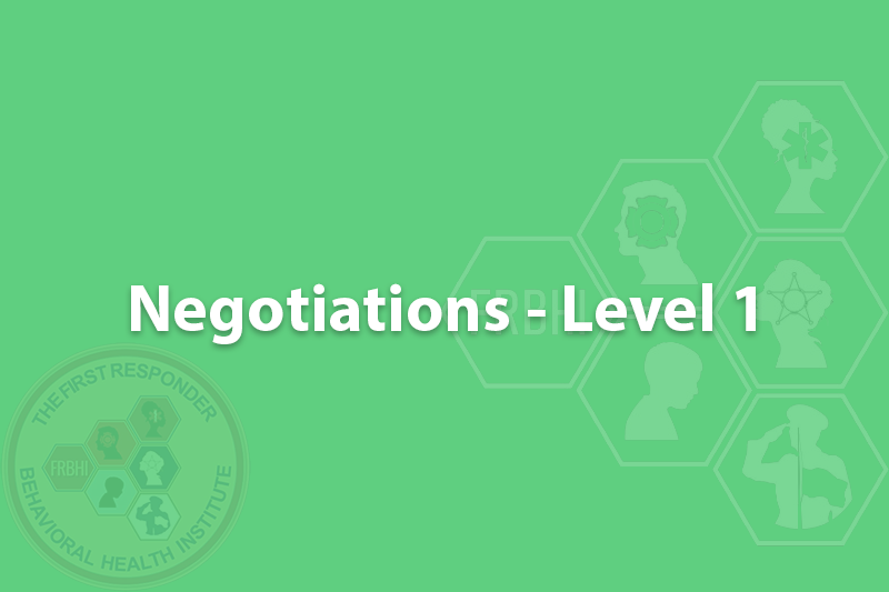 Negotiations Level 1
